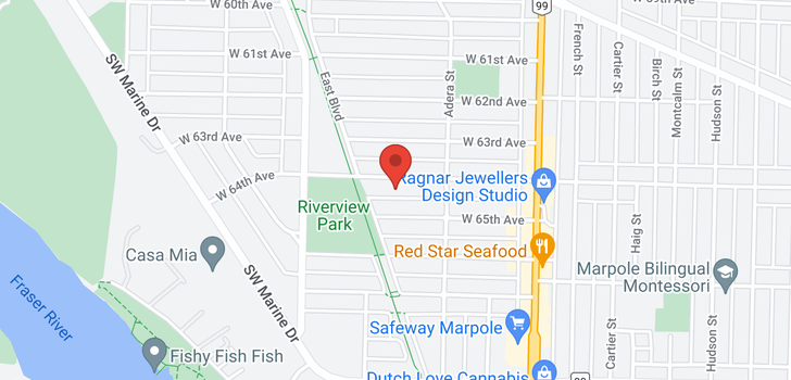 map of 1666 W 64TH AVENUE